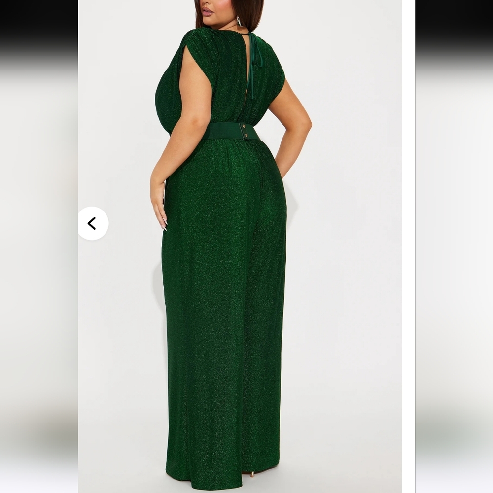 Fashion Nova Women's 1X All That Sparkles Jumpsuit - Picture 2 of 16